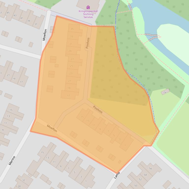 Kaart van postcodegebied 1273JK.