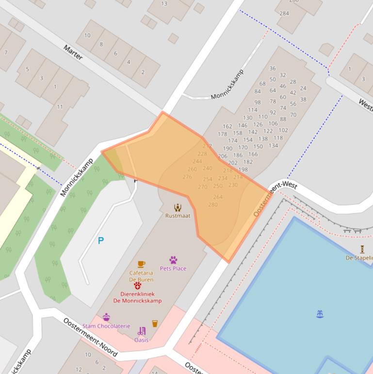 Kaart van postcodegebied 1273JX.