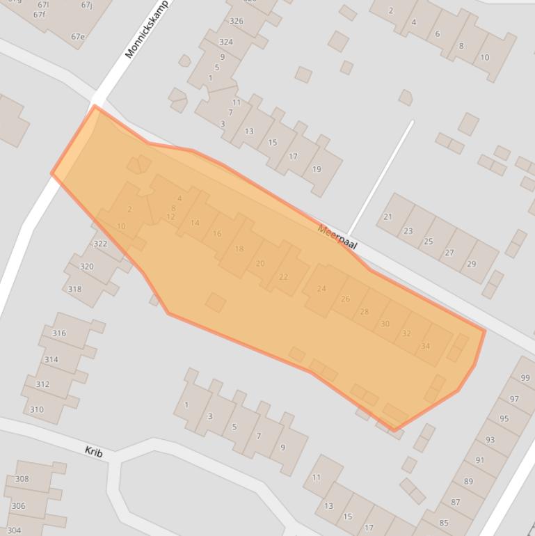 Kaart van postcodegebied 1273KN.