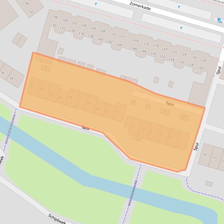 Kaart van postcodegebied 1273MR.