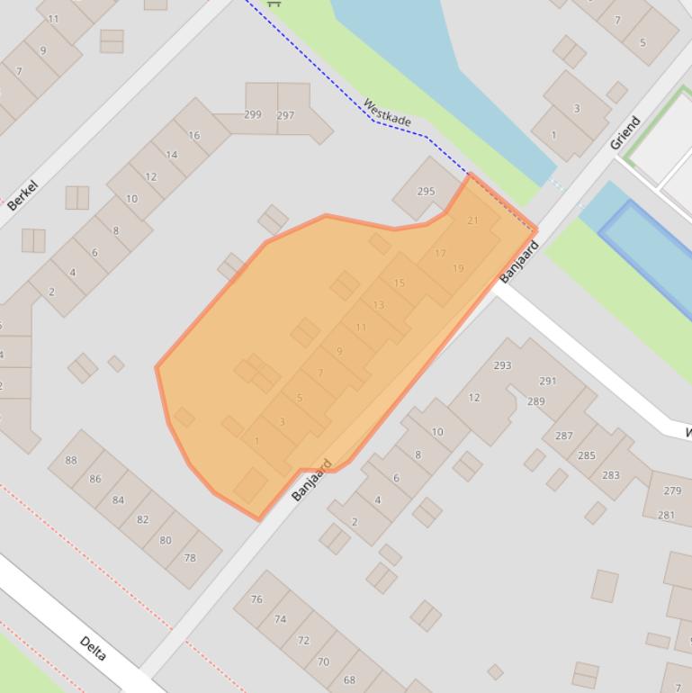 Kaart van postcodegebied 1273RC.