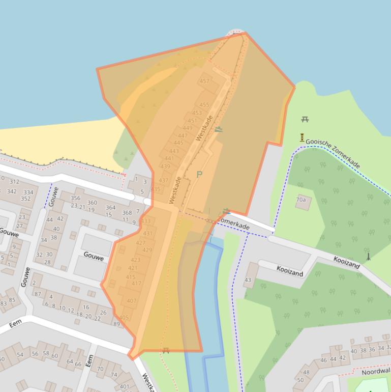 Kaart van postcodegebied 1273RP.