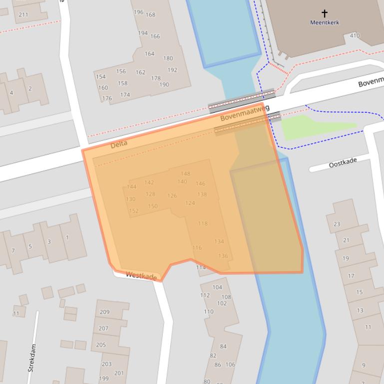 Kaart van postcodegebied 1273RT.