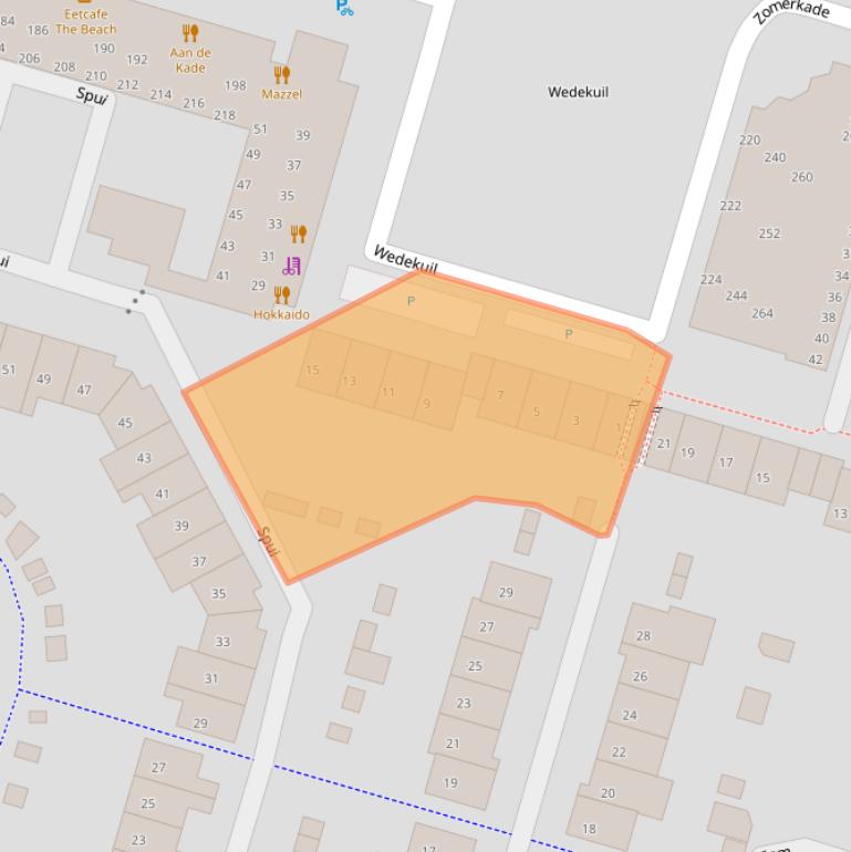 Kaart van postcodegebied 1273SB.