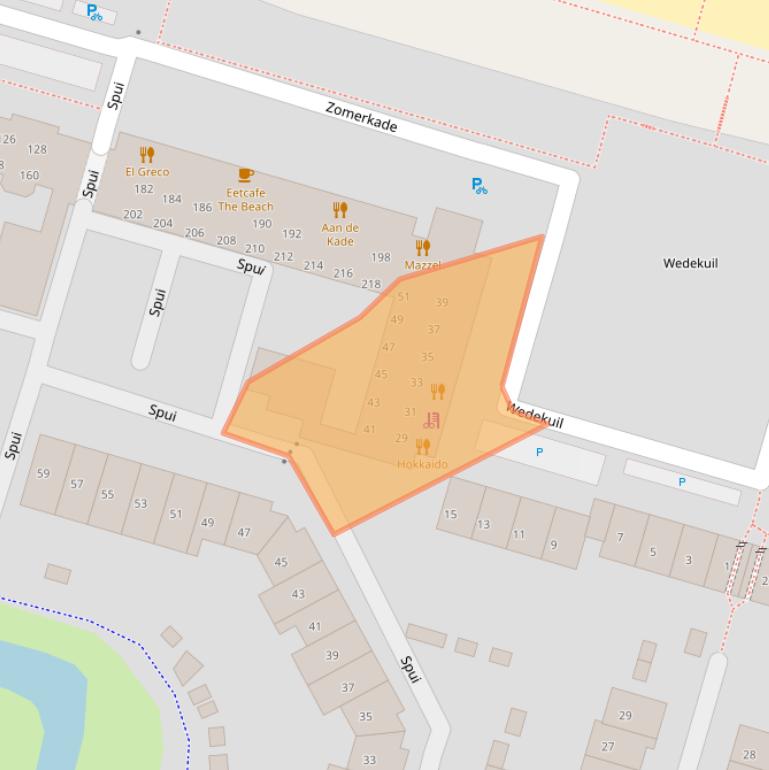 Kaart van postcodegebied 1273SC.