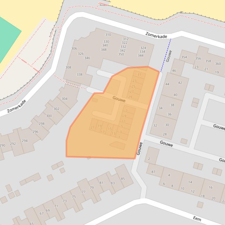 Kaart van postcodegebied 1273SH.