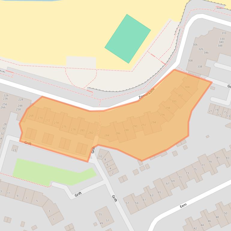 Kaart van postcodegebied 1273SV.