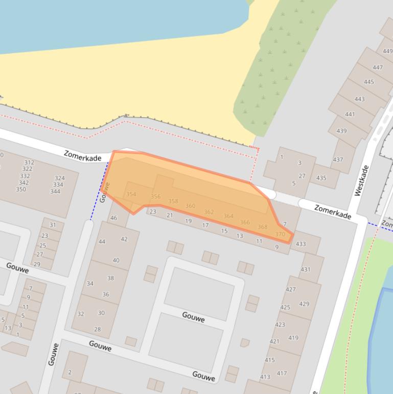 Kaart van postcodegebied 1273SX.