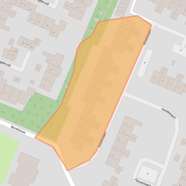 Kaart van postcodegebied 1273TN.