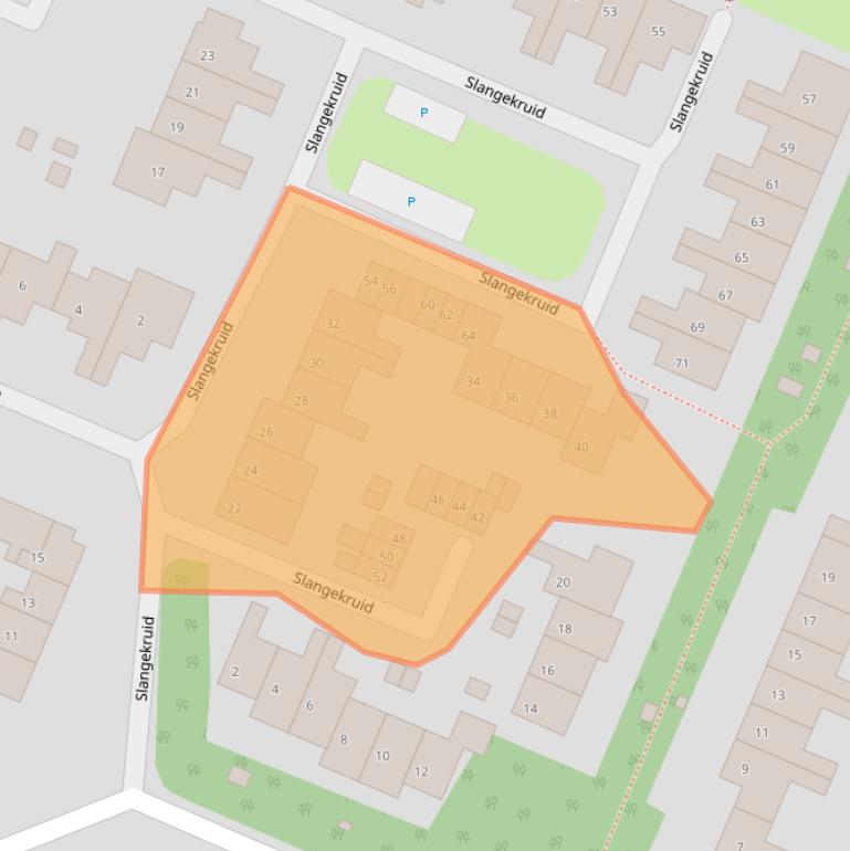 Kaart van postcodegebied 1273VN.