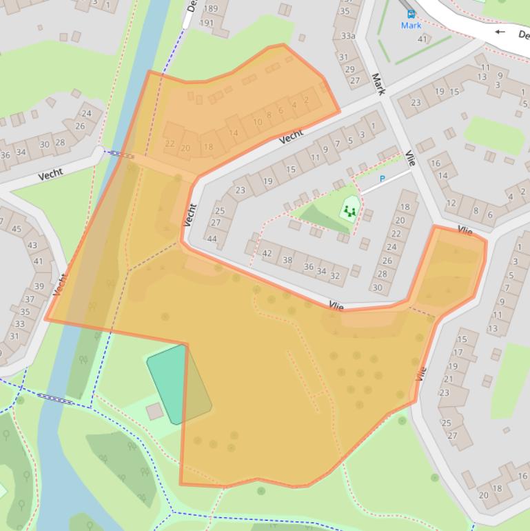 Kaart van postcodegebied 1273WH.