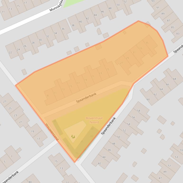 Kaart van postcodegebied 1274GB.