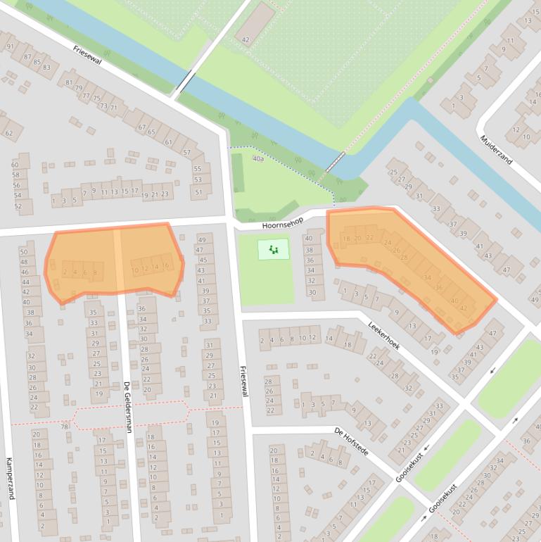 Kaart van postcodegebied 1274HR.