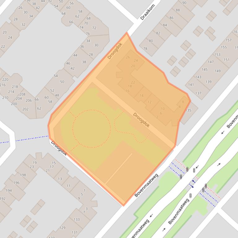 Kaart van postcodegebied 1274NP.