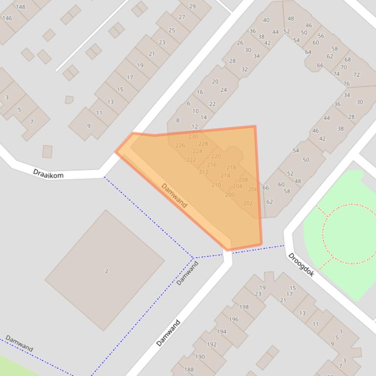 Kaart van postcodegebied 1274PK.