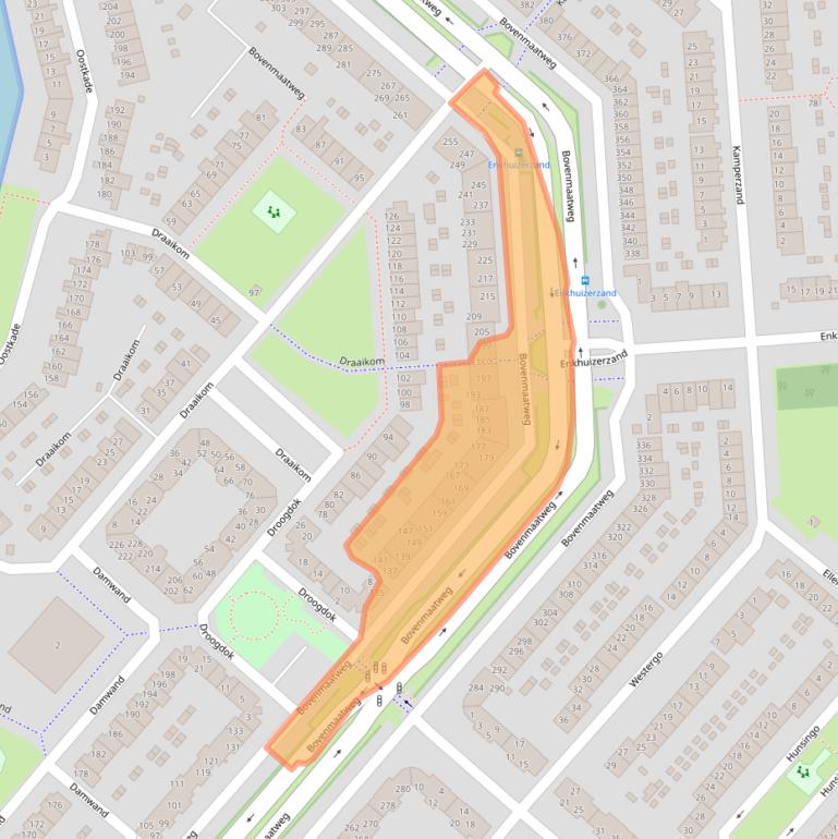 Kaart van postcodegebied 1274RG.