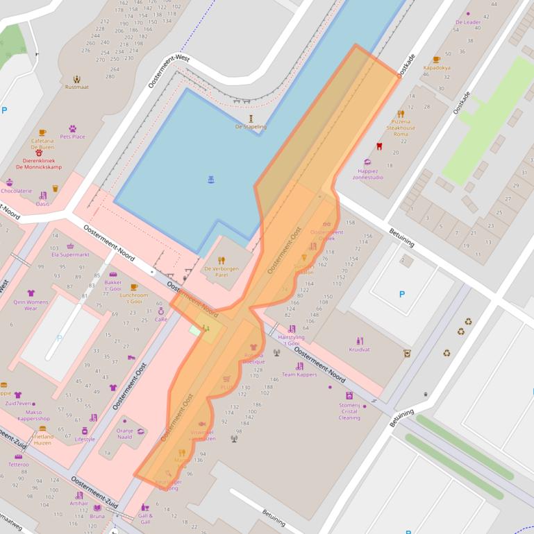 Kaart van postcodegebied 1274SN.