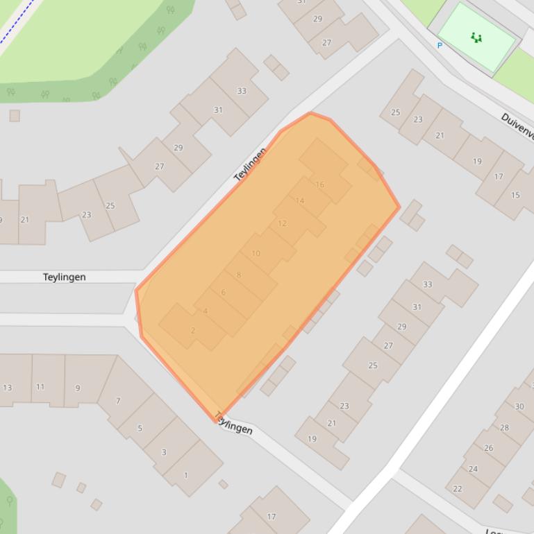 Kaart van postcodegebied 1275CZ.