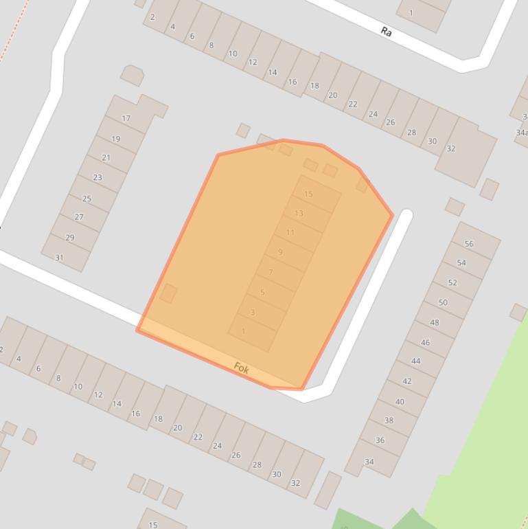 Kaart van postcodegebied 1276HV.