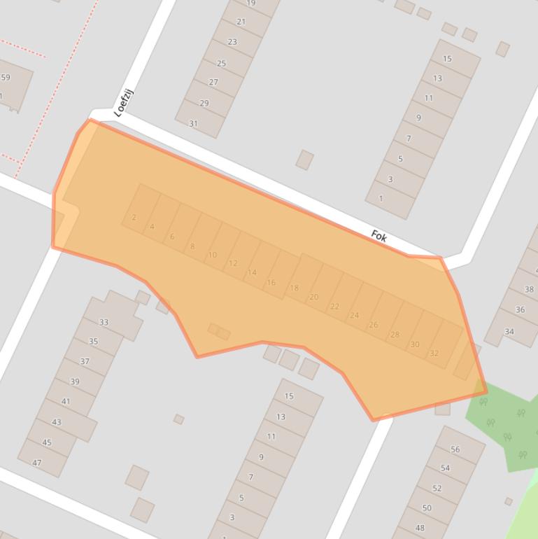 Kaart van postcodegebied 1276HW.