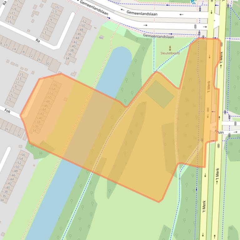 Kaart van postcodegebied 1276HX.