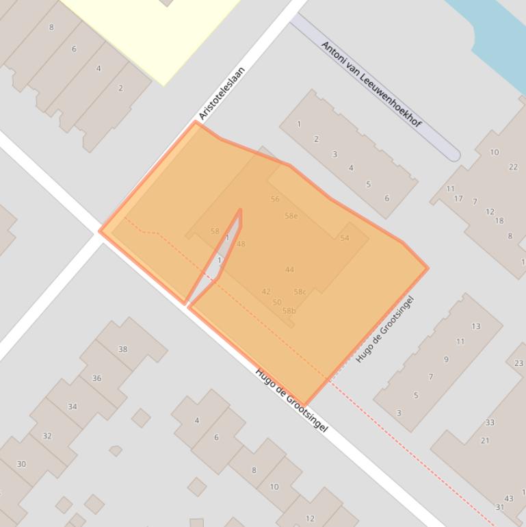 Kaart van postcodegebied 1277AT.