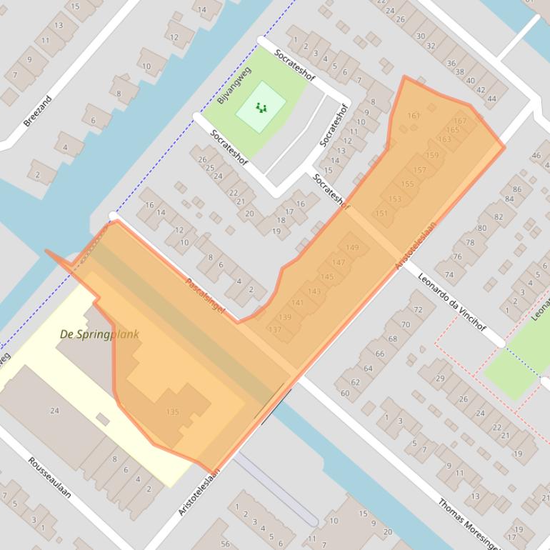 Kaart van postcodegebied 1277AV.