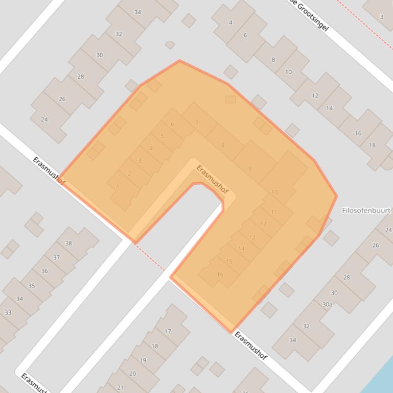 Kaart van postcodegebied 1277CA.