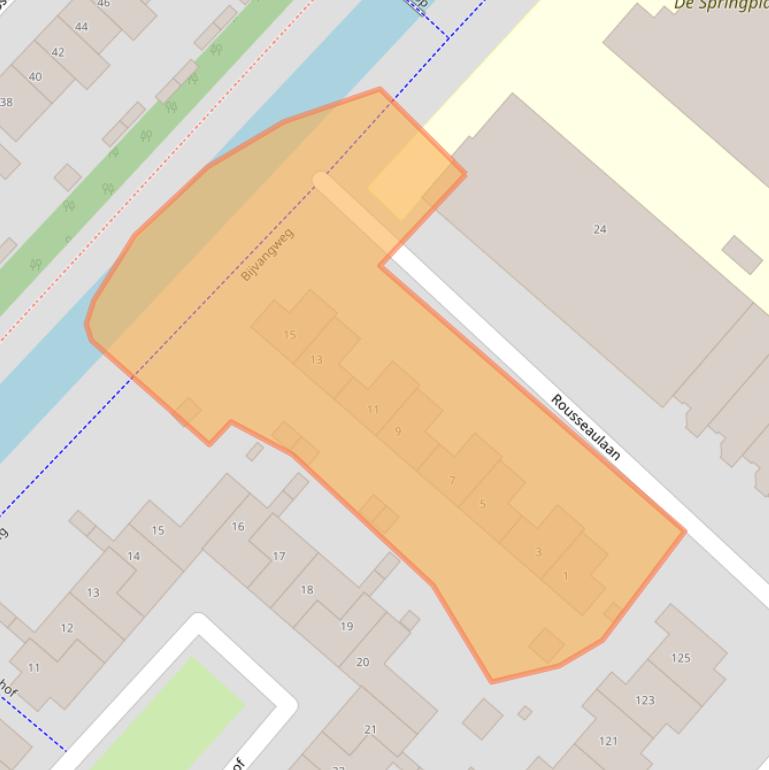 Kaart van postcodegebied 1277CG.