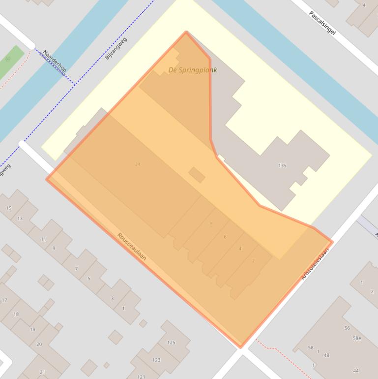 Kaart van postcodegebied 1277CH.