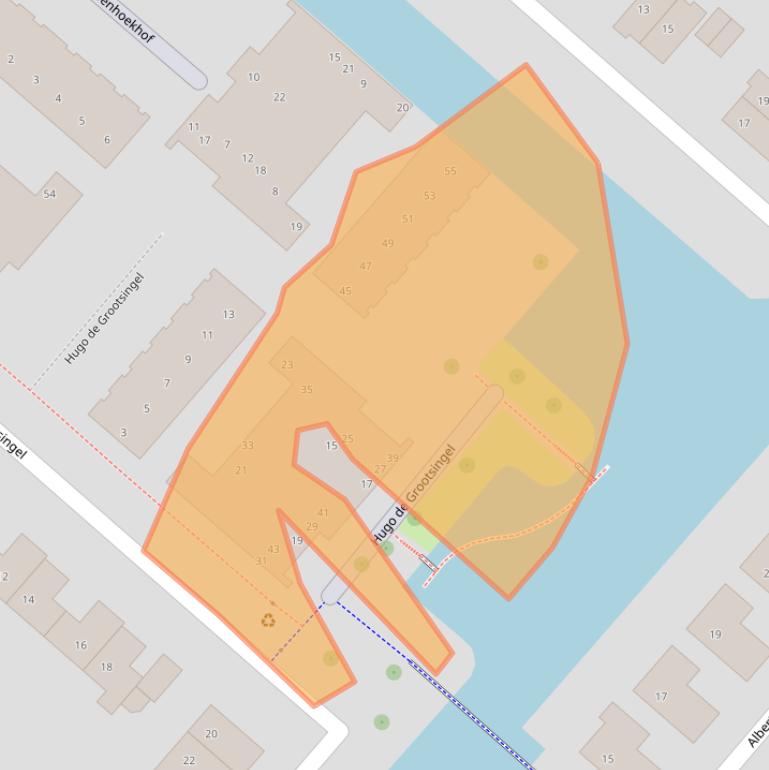 Kaart van postcodegebied 1277CM.