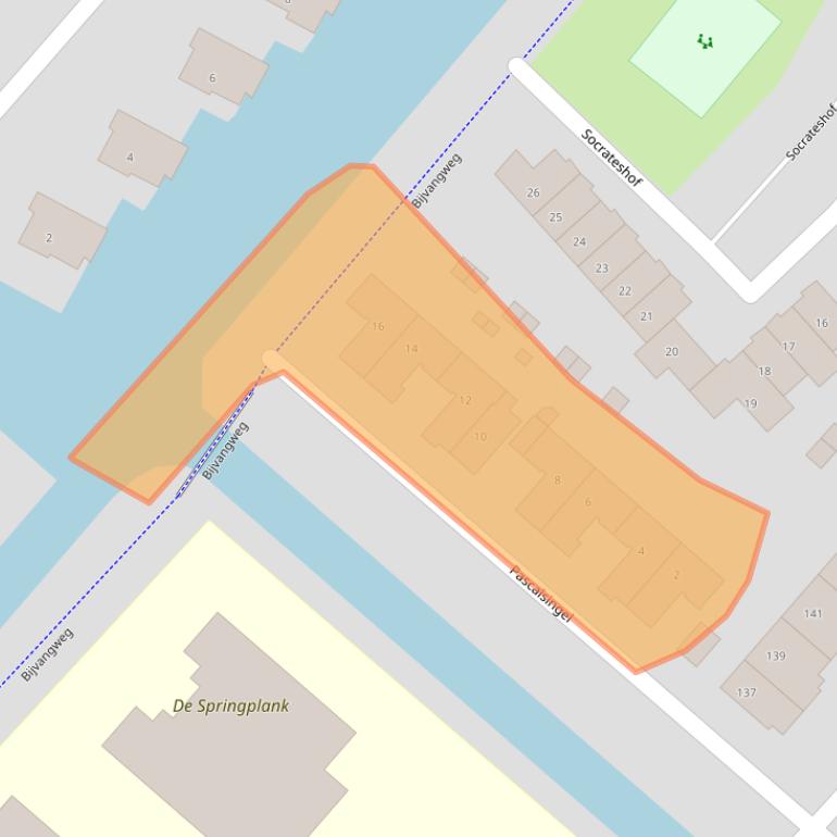 Kaart van postcodegebied 1277EL.