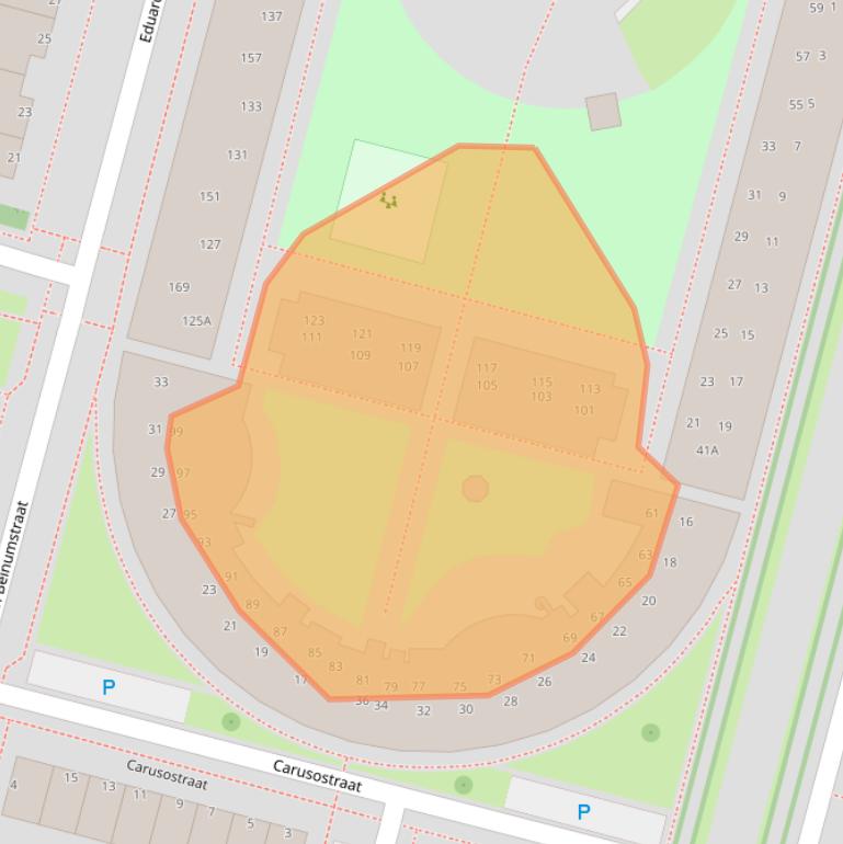 Kaart van postcodegebied 1311KK.