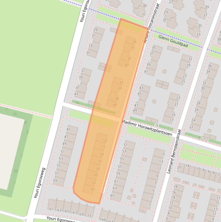 Kaart van postcodegebied 1311KT.