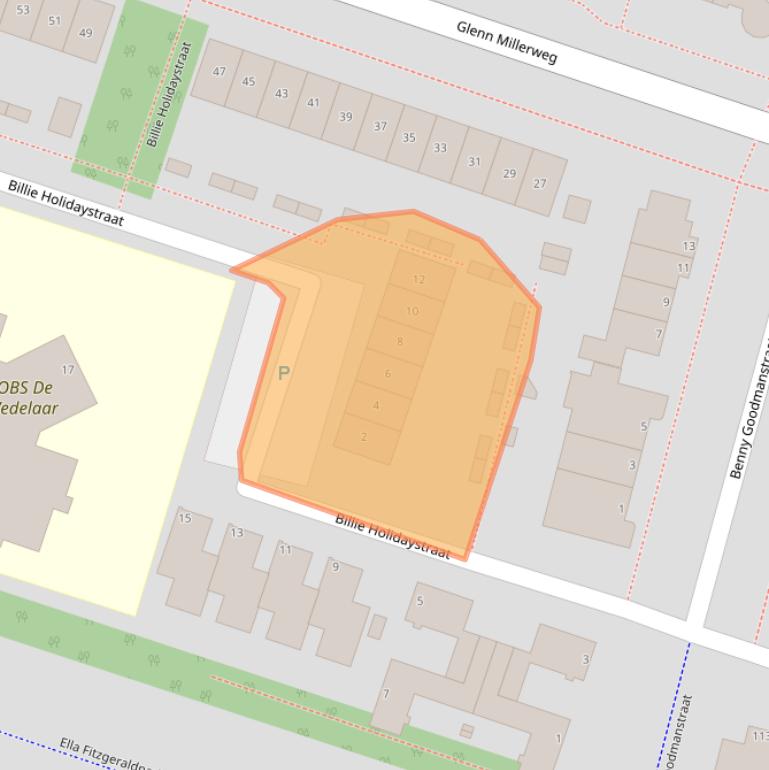 Kaart van postcodegebied 1311PP.