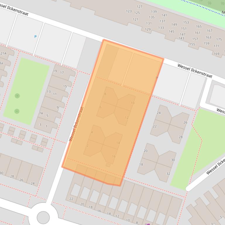 Kaart van postcodegebied 1311RG.