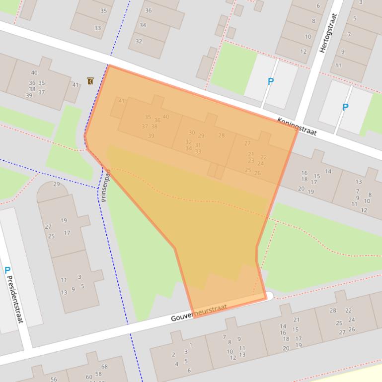 Kaart van postcodegebied 1312AH.