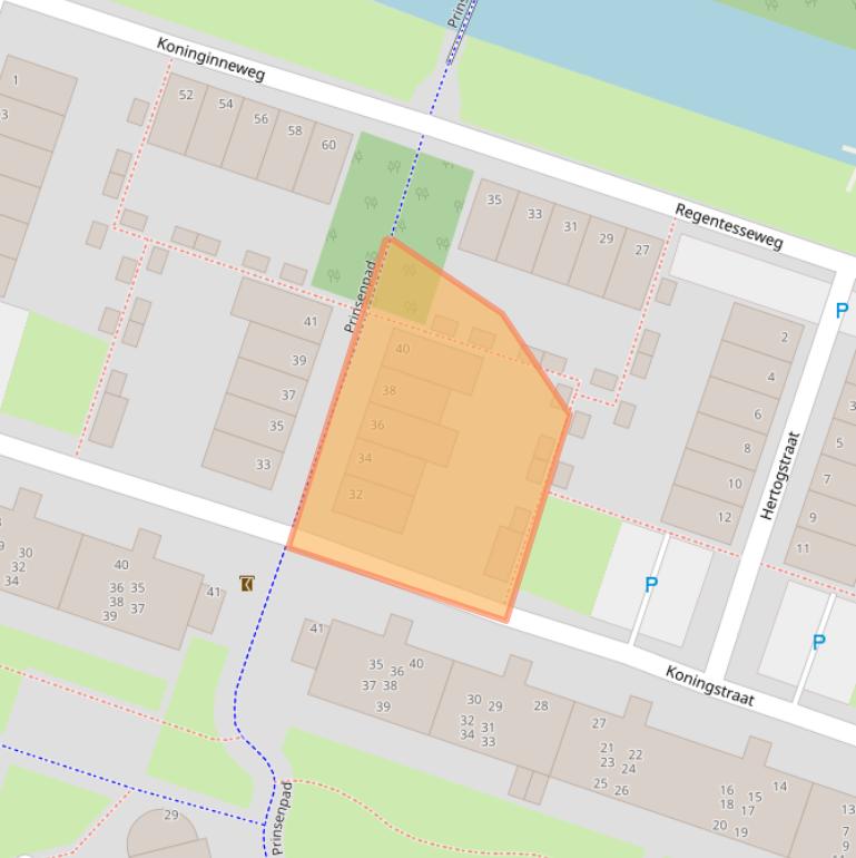 Kaart van postcodegebied 1312AM.