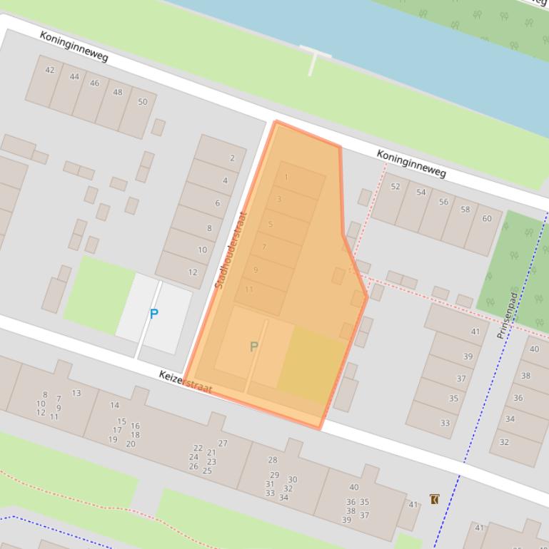 Kaart van postcodegebied 1312BB.