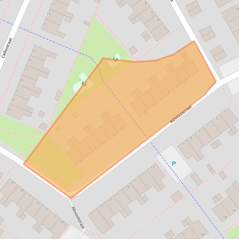 Kaart van postcodegebied 1312JP.