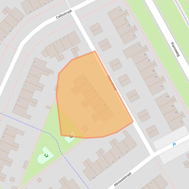 Kaart van postcodegebied 1312JR.