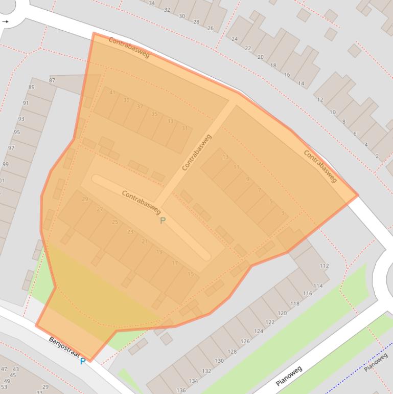 Kaart van postcodegebied 1312JV.