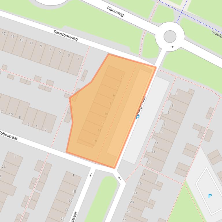 Kaart van postcodegebied 1312KK.