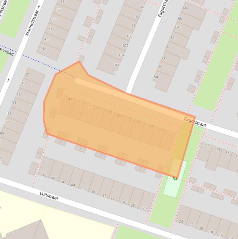 Kaart van postcodegebied 1312KX.