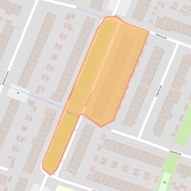 Kaart van postcodegebied 1312NC.