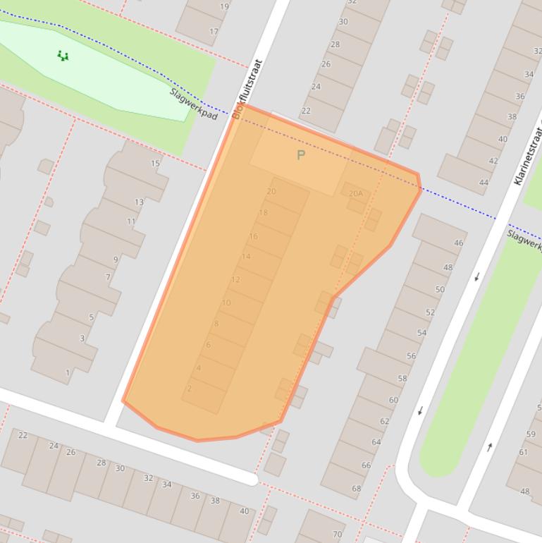 Kaart van postcodegebied 1312NX.