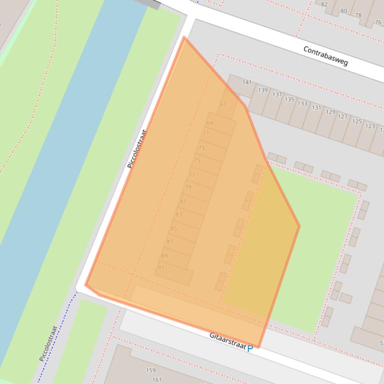 Kaart van postcodegebied 1312RH.