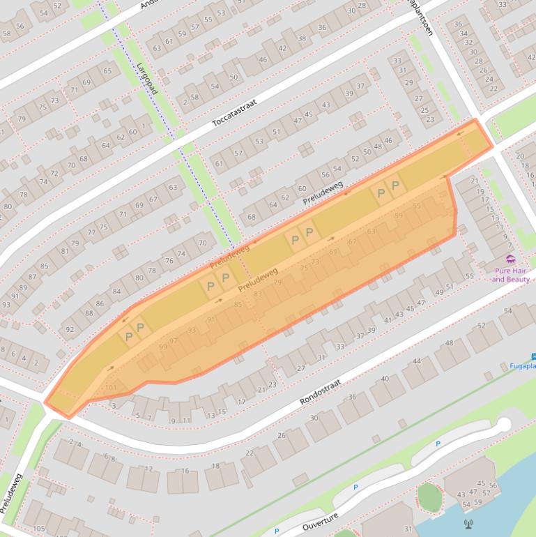 Kaart van postcodegebied 1312SN.
