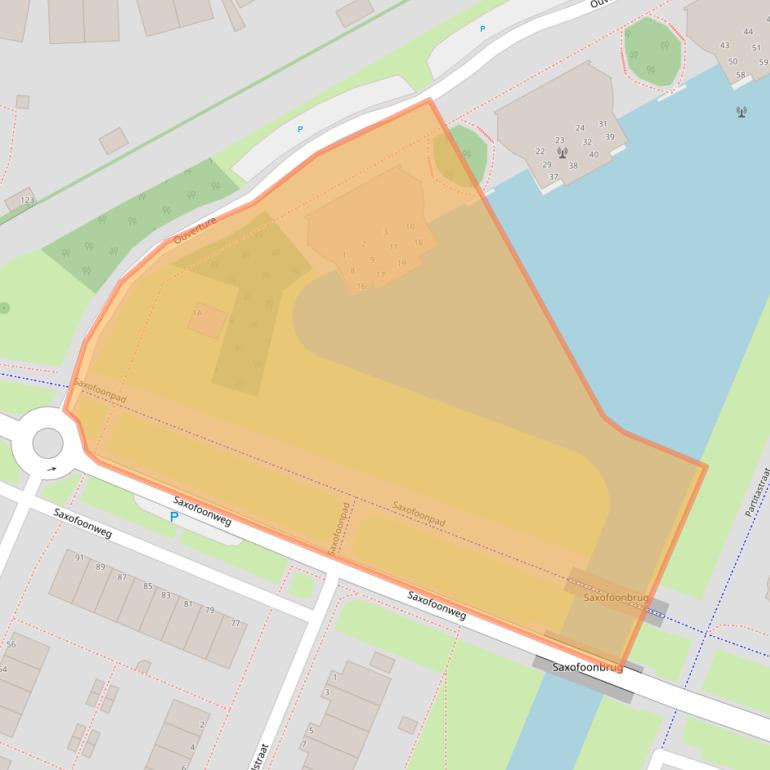 Kaart van postcodegebied 1312ST.