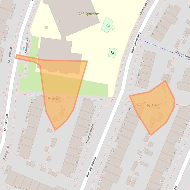Kaart van postcodegebied 1312XH.